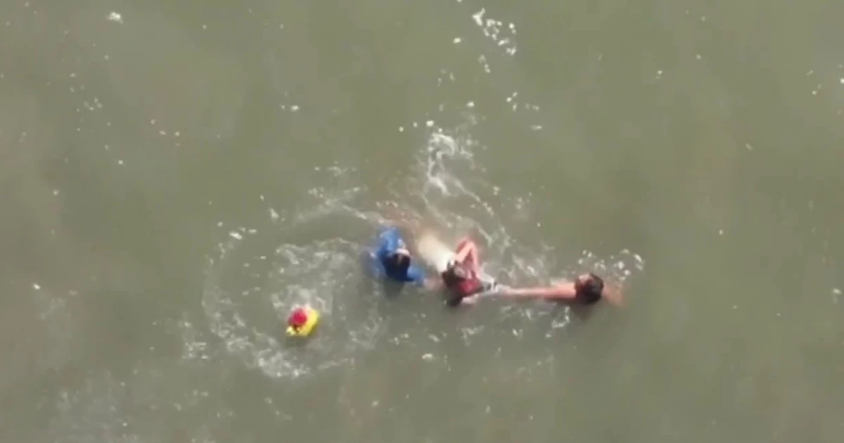 Drone used to save family swept away by rip current in New Jersey