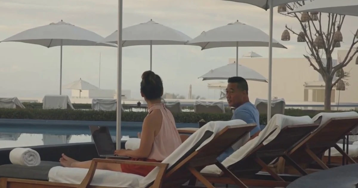 'Quiet vacationing' trend grows online among young workers