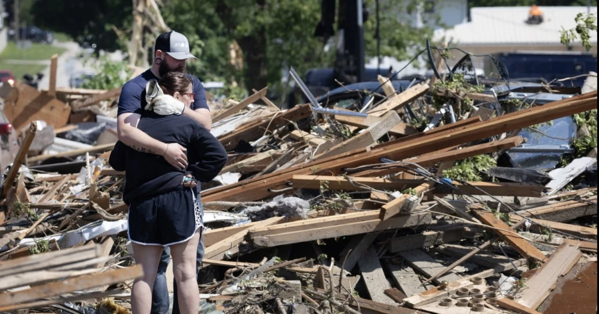 Tornado hits Texas as Iowa is still recovering from severe weather