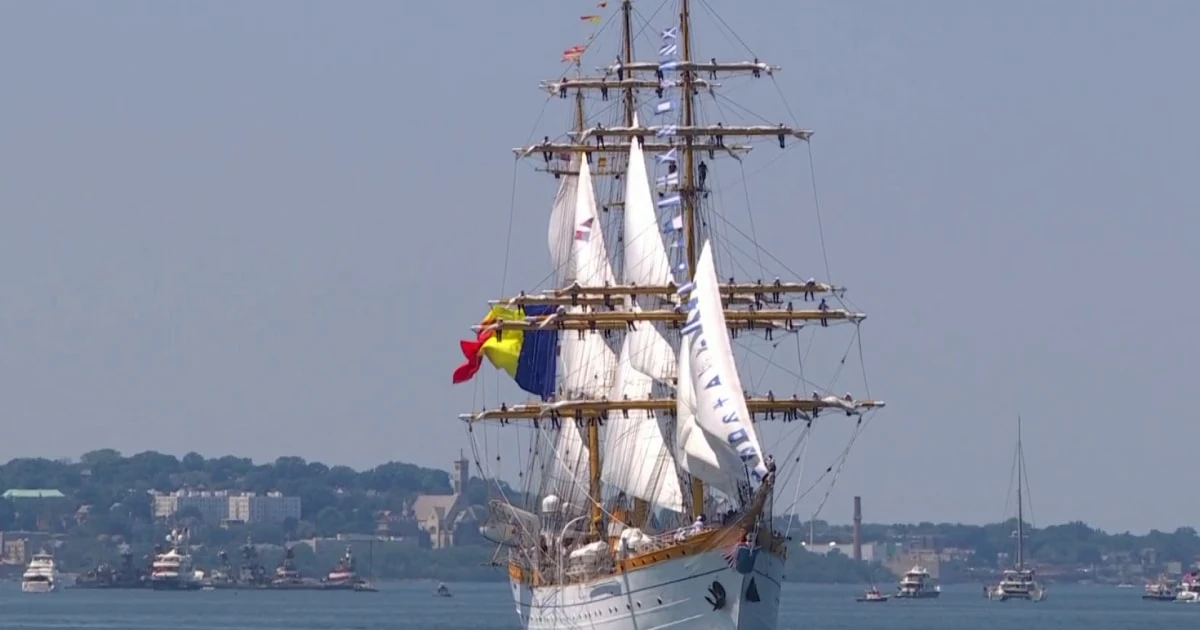 What it feels like to be in New York Harbor during the Sail4th 250
