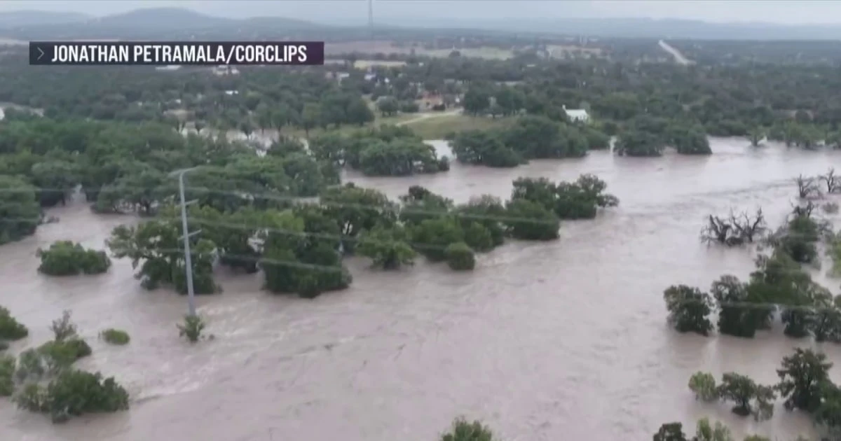 Desperate effort to rescue families from floodwaters