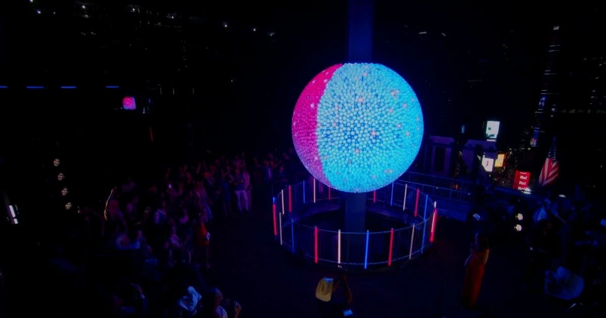 New Year's Eve ball drops in Times Square for America's 250th
