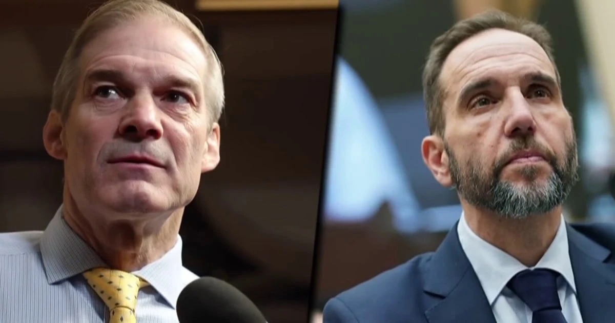 Rep. Jim Jordan formally asks DOJ to prosecute Jack Smith
