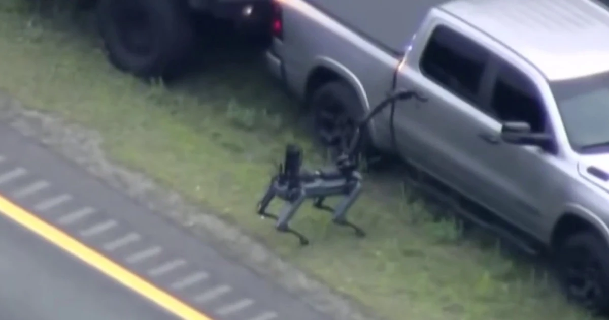 Massachusetts state police use robotic dog and drone in highway standoff