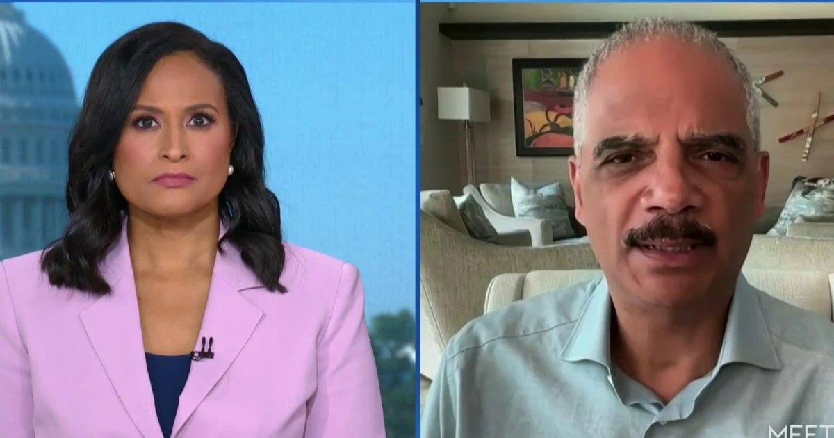 Fmr. AG Eric Holder says Trump ‘is essentially telling the Justice Department what to do’