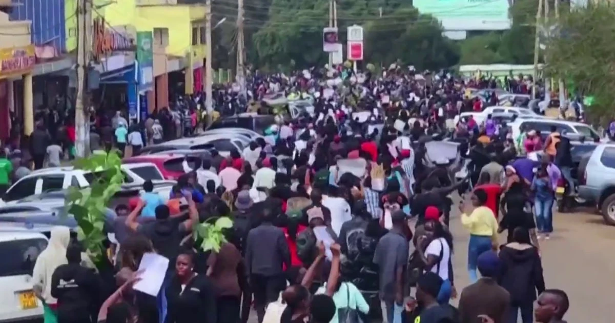Police in Kenya respond to protests over controversial tax bill