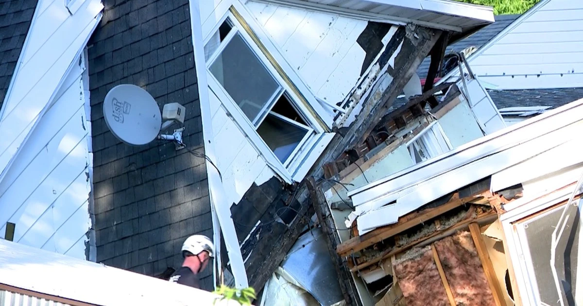 At least 10 people injured after an explosion collapses a home in Syracuse