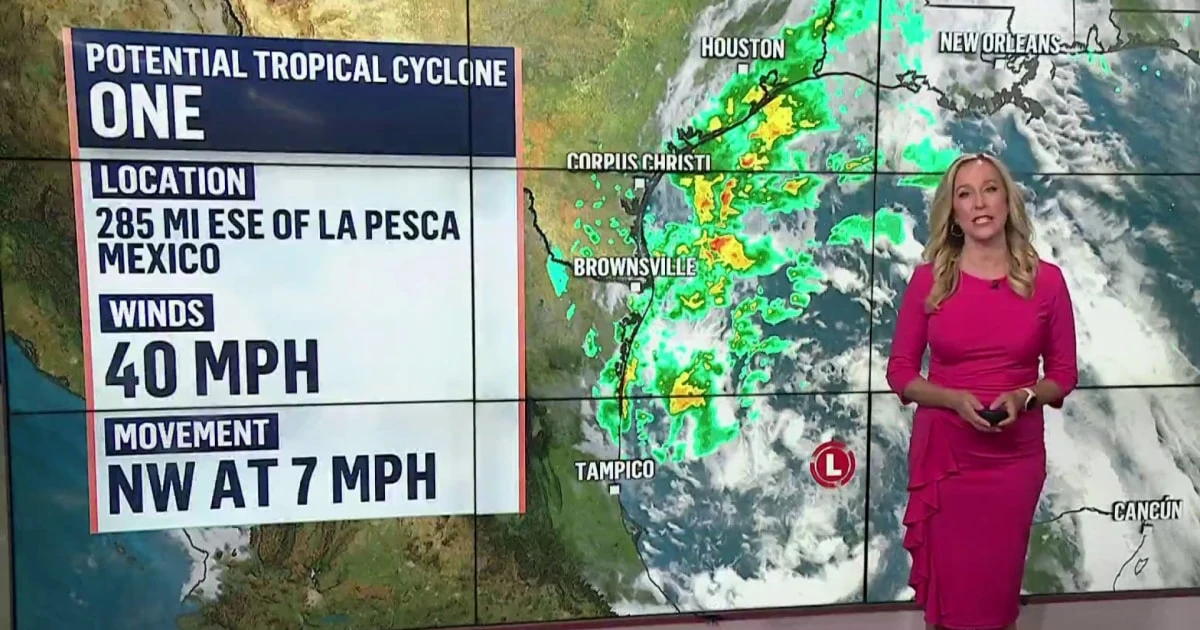 Tropical alerts along the Texas coast as tropical storm expected to develop in the Gulf