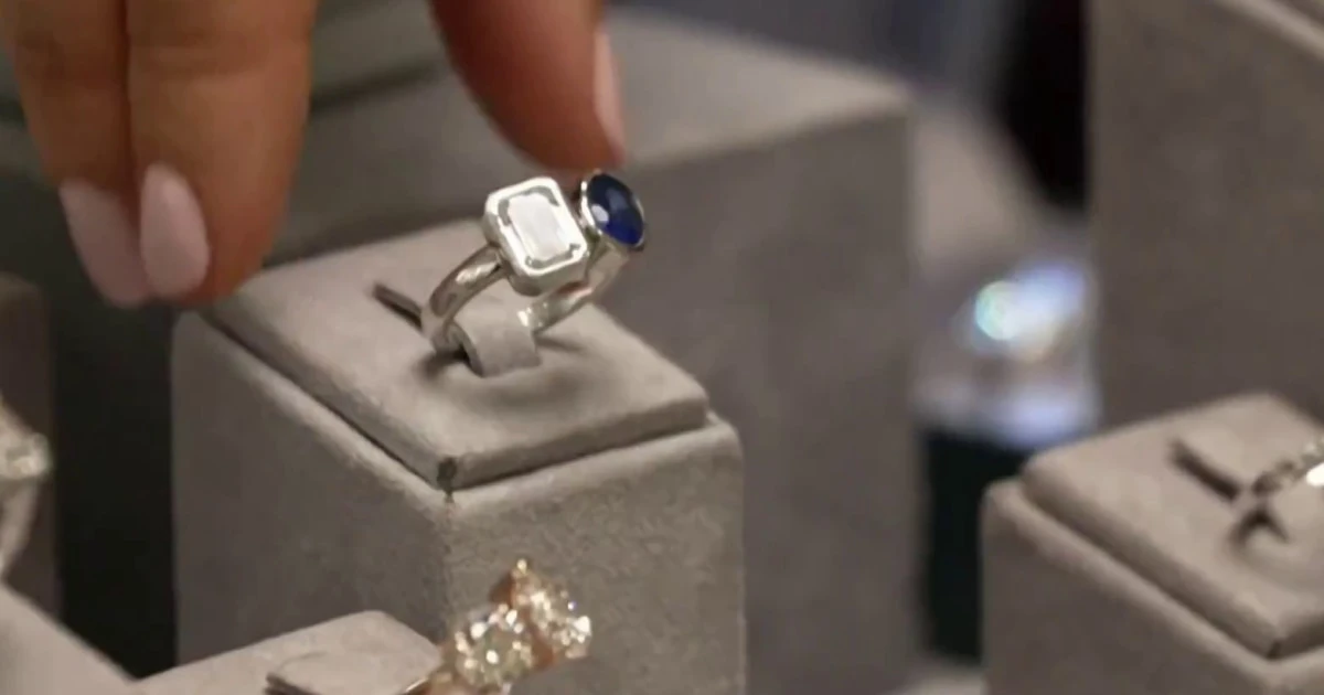 Lab grown diamonds and colorful dresses among the latest wedding trends