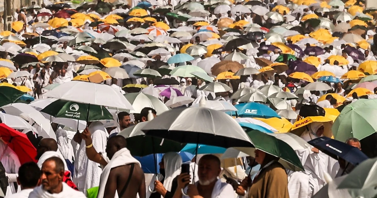 More than 1,300 people died during this year’s Hajj as pilgrims face extreme high temperatures