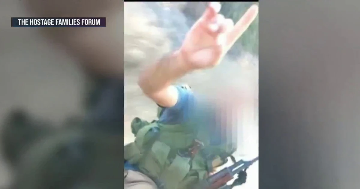 New video shows American and two other hostages during Hamas abduction