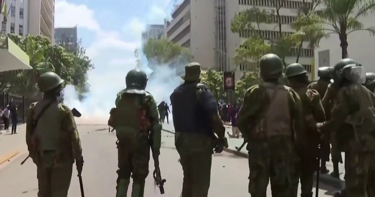 At least five are dead after Kenyan protesters stormed parliament