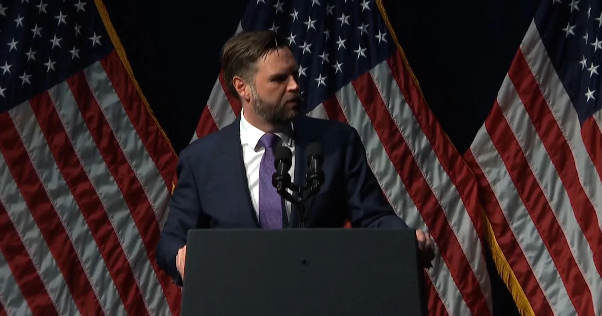 Vice President Vance flips middle finger during Ohio Republican dinner speech