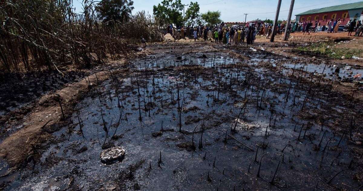 Footage shows aftermath of Nigerian fuel tanker explosion