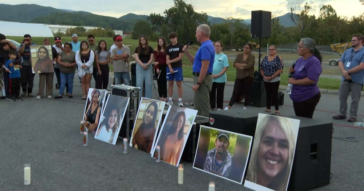 WATCH: Tennessee community holds vigil for missing plastic factory employees