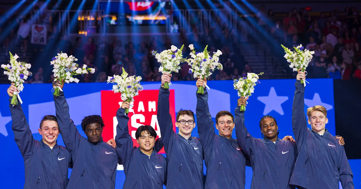 Watch: U.S. men's gymnastics team presented ahead of Paris