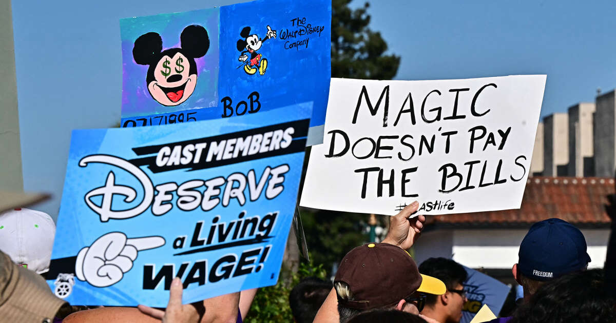 ‘Not the happiest place’: Disney cast members demand fair wages