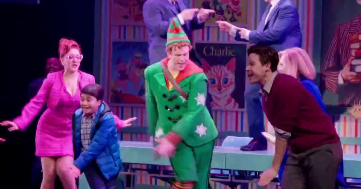 Take a backstage tour of  holiday spectacular 'Elf the Musical' on Broadway