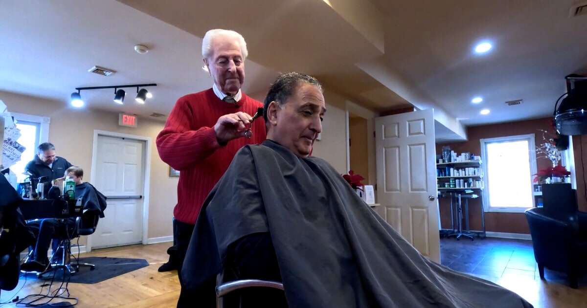 Retirement is out of the question for 98-year-old Rhode Island barber