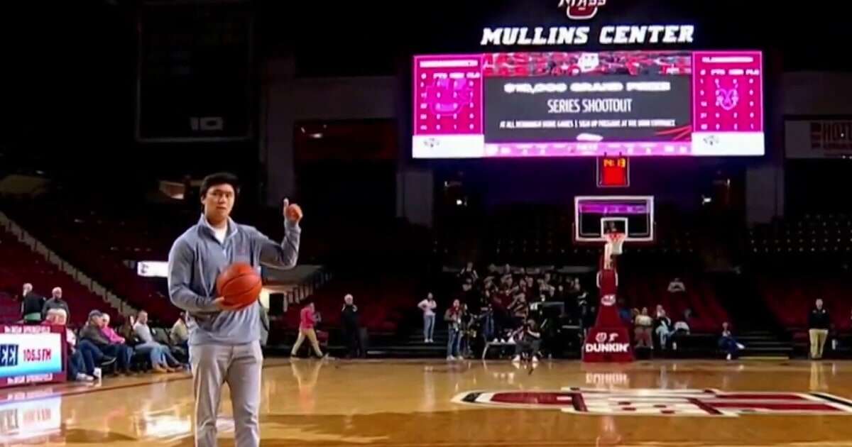 Student initially denied 10k over a half-court shot contest during game