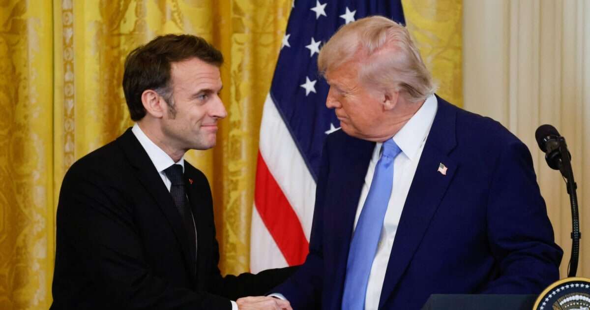 Trump and Macron discuss way forward for Ukraine and Russia at press conference