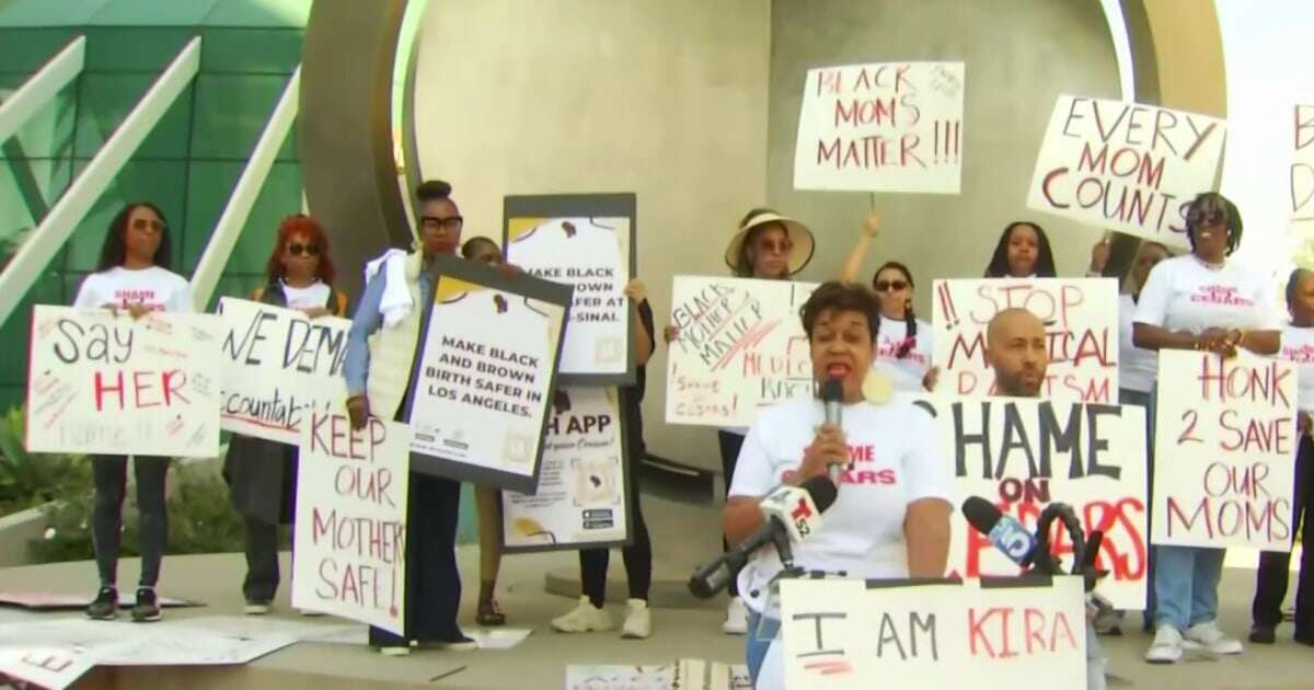 Protesters call on L.A. hospital to improve Black maternal health care amid concerns