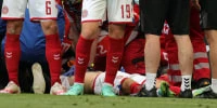 Danish soccer player Christian Eriksen collapses in the middle of Euro 2020 game