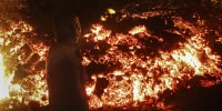 Thousands forced to flee their homes as volcano erupts in Congo