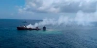 Fears of environmental disaster grow as chemical-laden cargo ship sinks off Sri Lanka