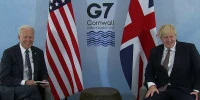 Biden meets Johnson, announces U.S. will donate Covid vaccine doses