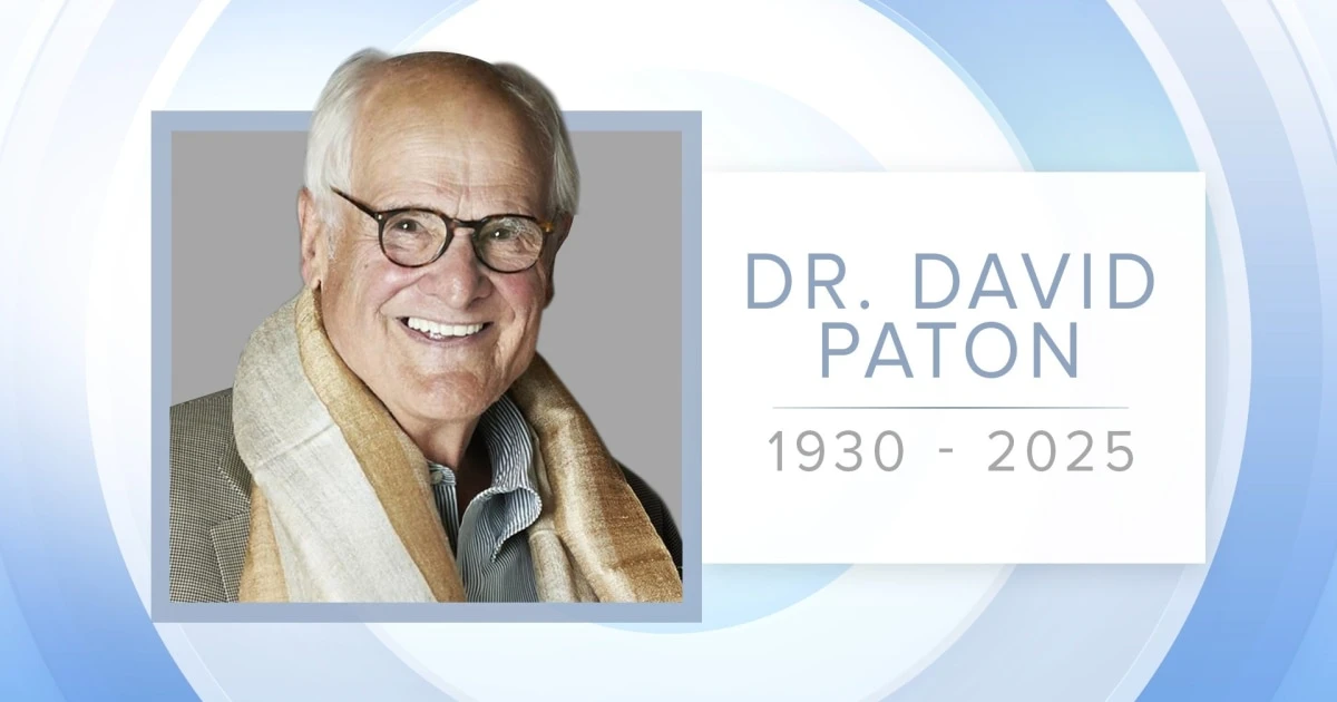Dr. David Paton, creator of Flying Eye Hospital, dies at 94