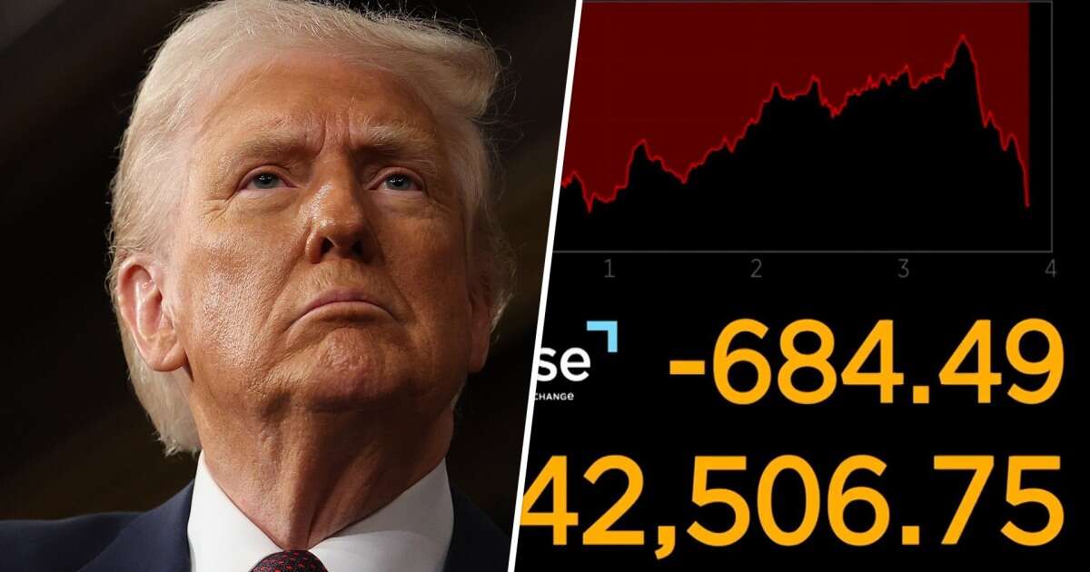 Stocks drop over concerns of a trade war sparked by Trump's tariffs