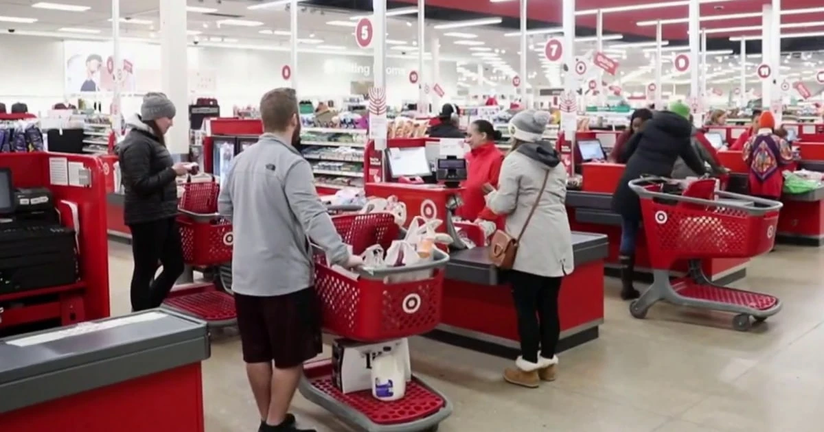 Americans rush to stores to stock up as Trump's tariffs take effect