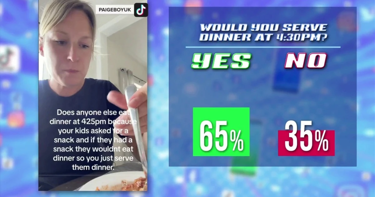 Is 4 p.m. too early for dinner? The internet is divided