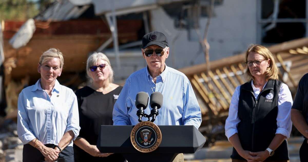 President Biden tours Flordia, promises $600 million in recovery aid