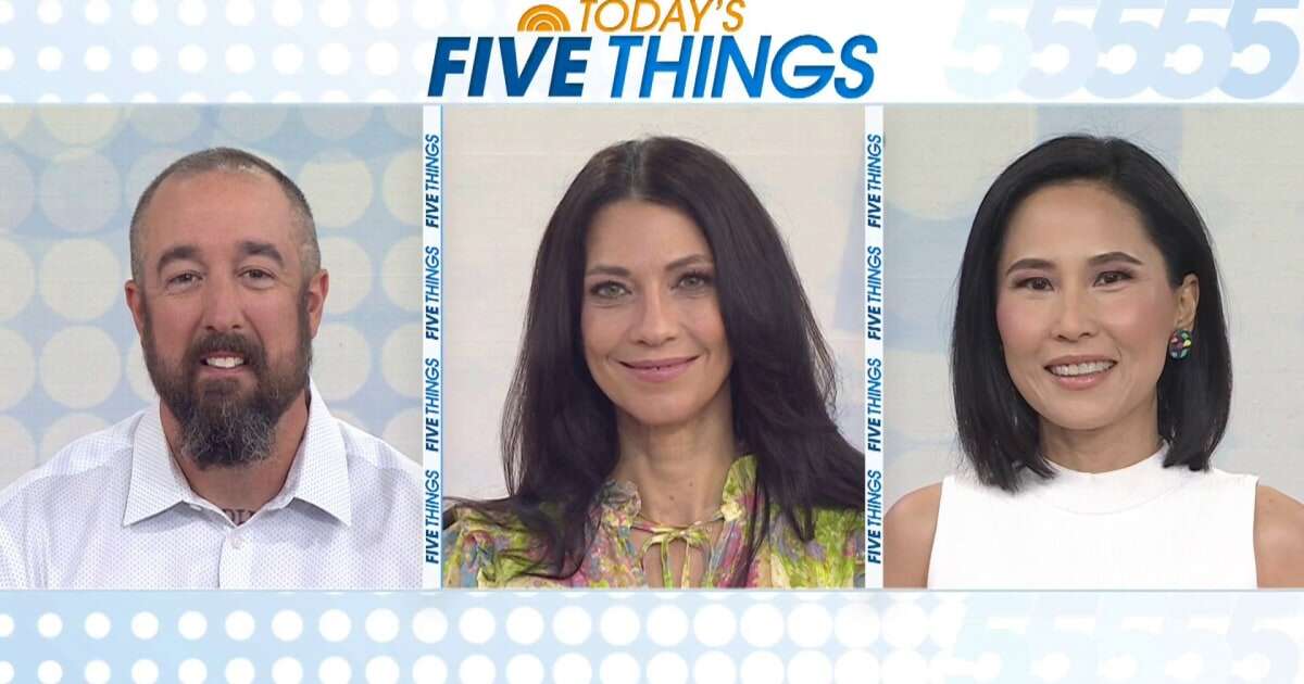 TODAY's Five Things: 3 pros share their best back-to-school tips