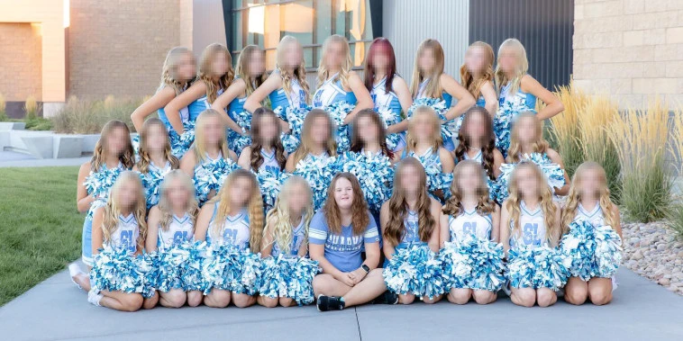 Utah teen with Down syndrome devastated to be left out of cheer team photo in yearbook