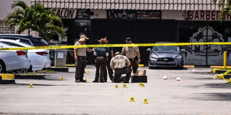 Police, families plea for information in Miami mass shooting
