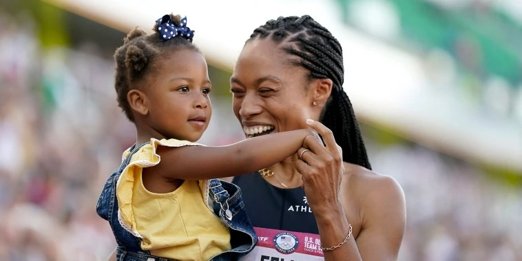 Allyson Felix secures fifth Olympics appearance two years after life-threatening pregnancy