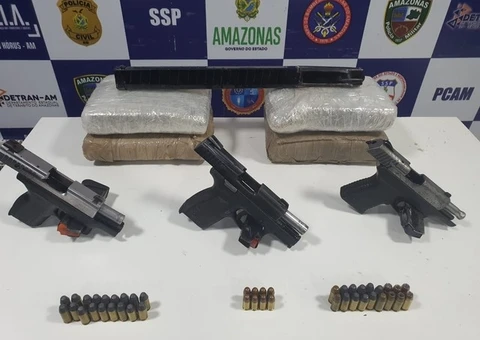 Tiroteio entre policiais e piratas de rio deixa um morto no Amazonas