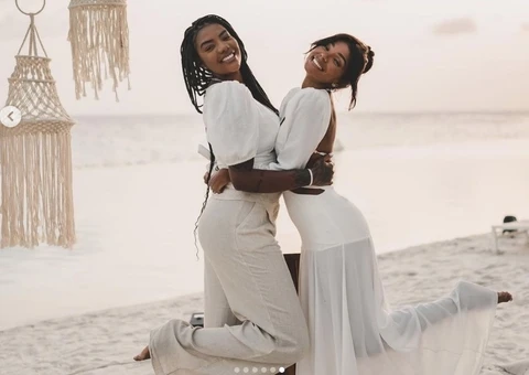 Ludmilla planeja gravidez compartilhada com a esposa Brunna Gonçalves