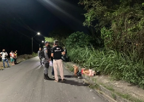 Com pés e braços amarrados, corpo é desovado em avenida de Manaus