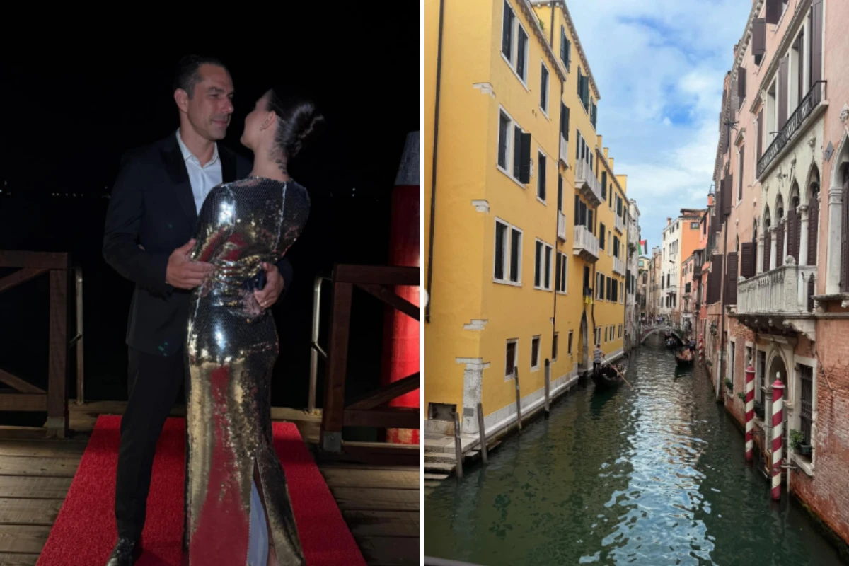 Marcus Buaiz exibe viagem para Itália com Isis Valverde e celebra conquista da esposa