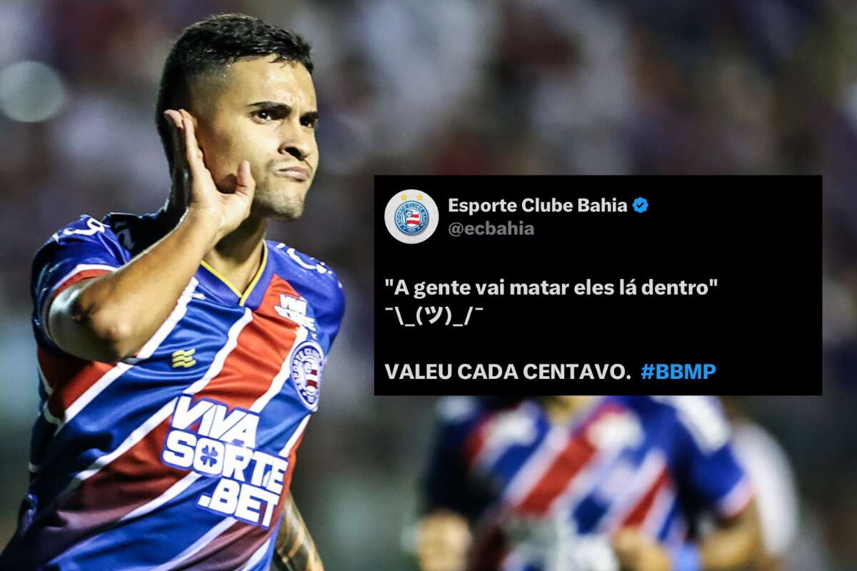 Bahia rebate provocação de jogador do Jacuipense que perdeu gol claro na Fonte Nova