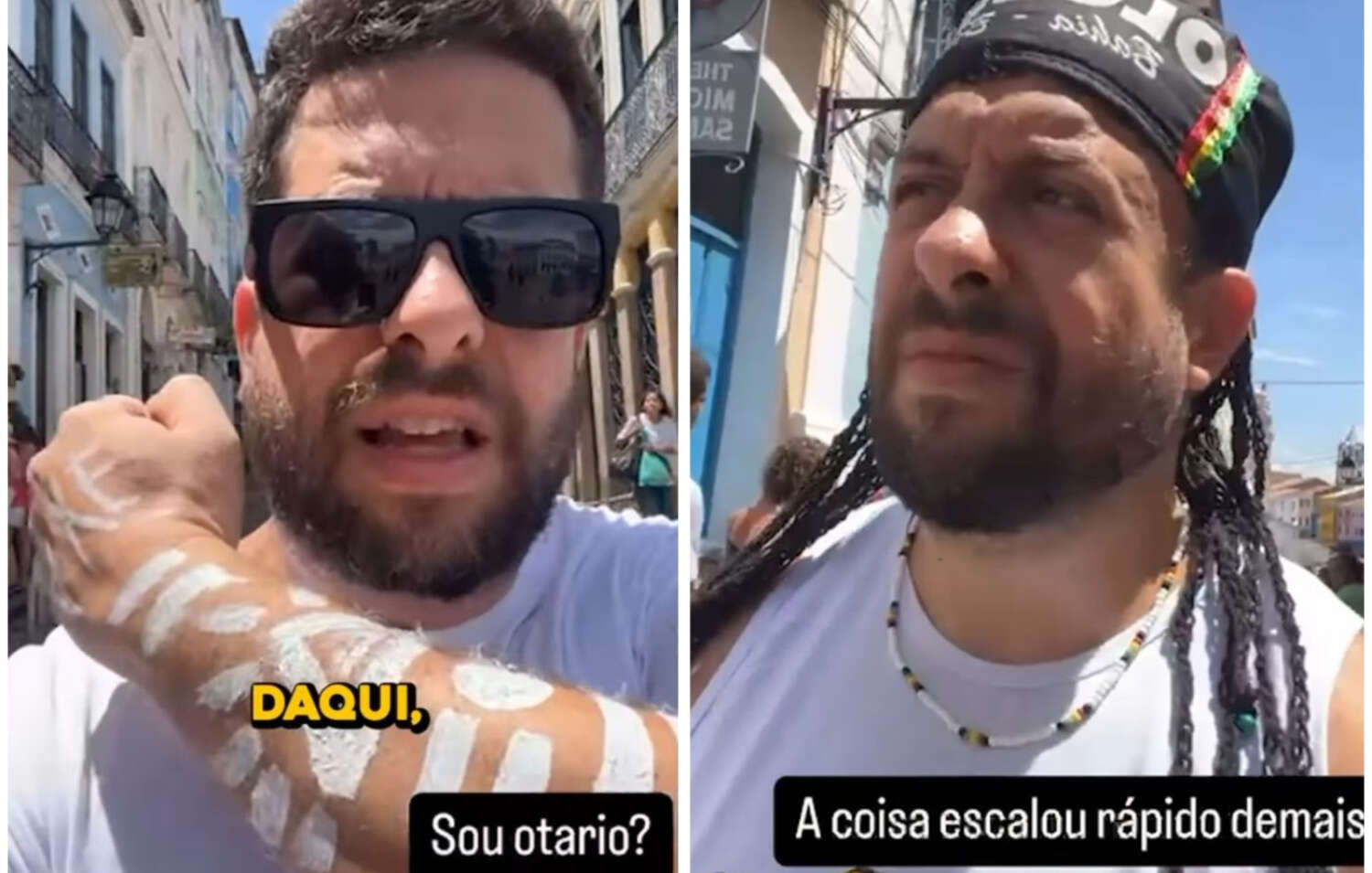 Humorista revela perrengue após fazer pintura da Timbalada no Pelourinho: ‘Fui otário’