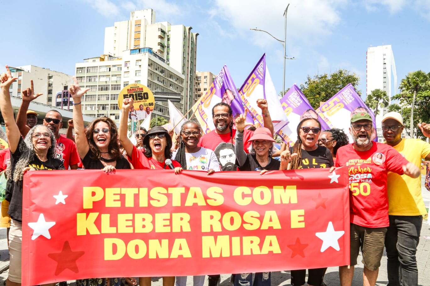 Kleber Rosa e Geraldo Júnior disputam votos da esquerda no Grito dos Excluídos