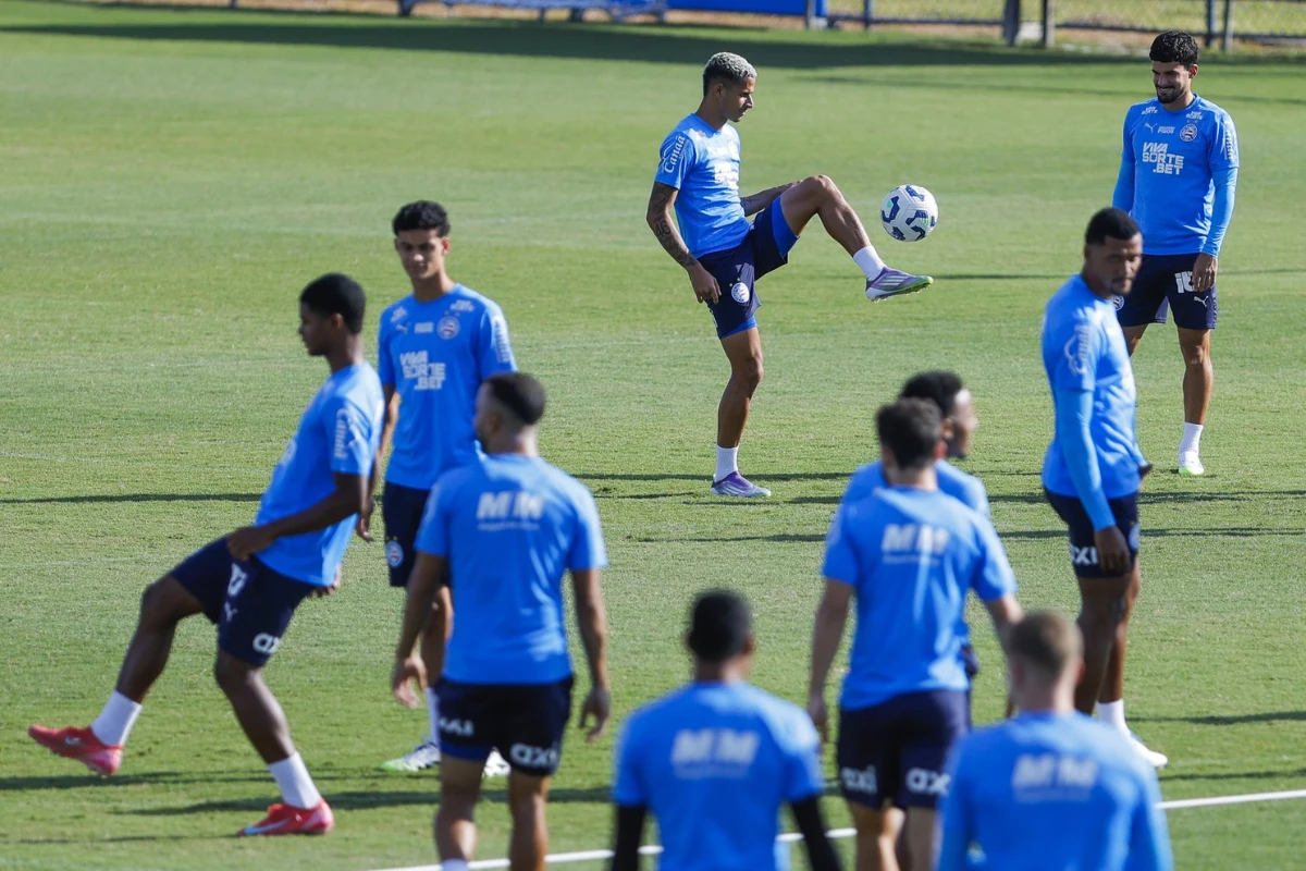 Bahia finaliza preparação para encarar o Fluminense com única sessão de treino
