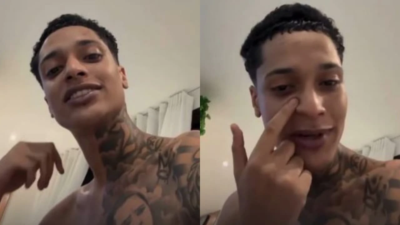 'Vi Jesus em uma cama de concreto': Oruam posta vídeo cantando música feita na prisão