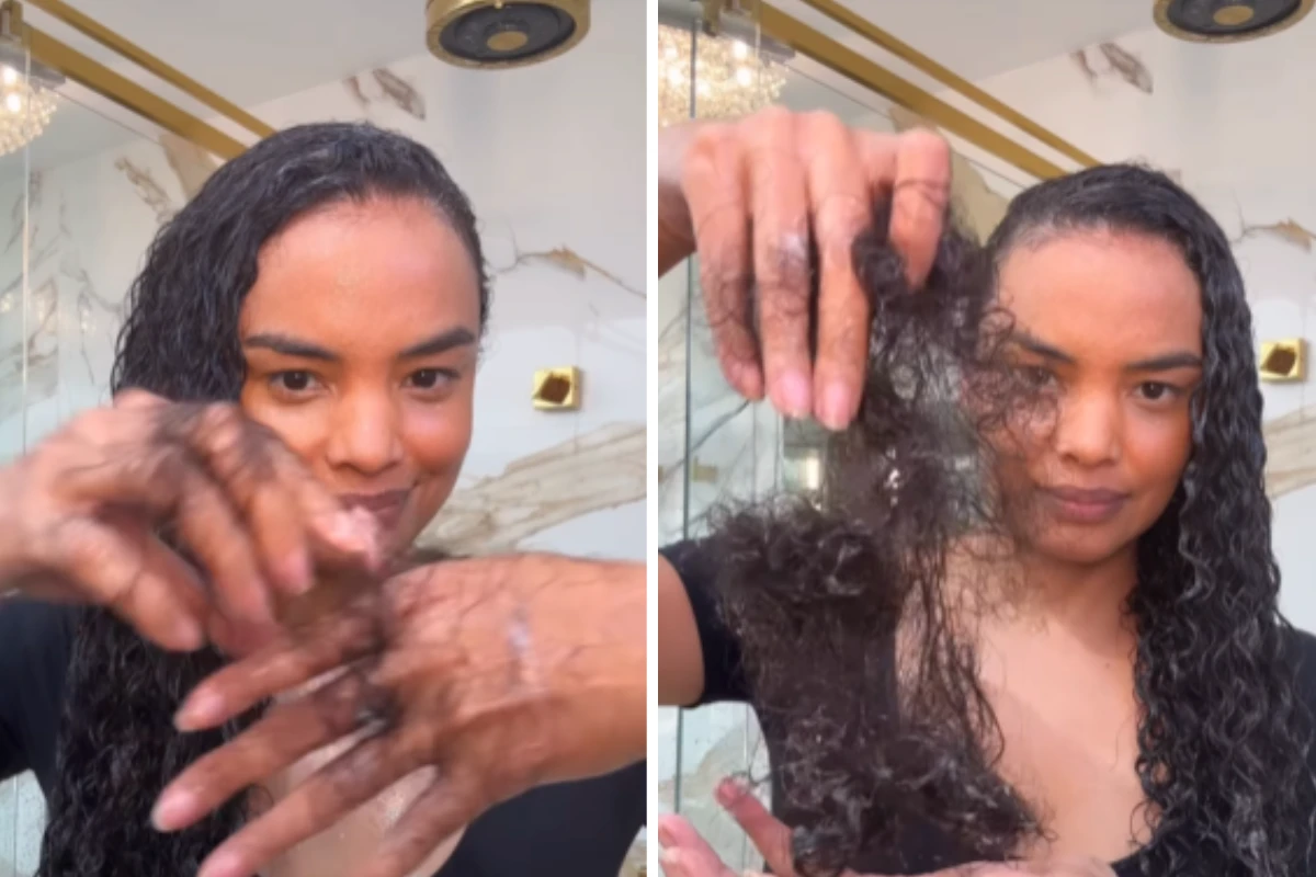 VÍDEO: Lucy Ramos mostra queda de cabelo após o parto e desabafa