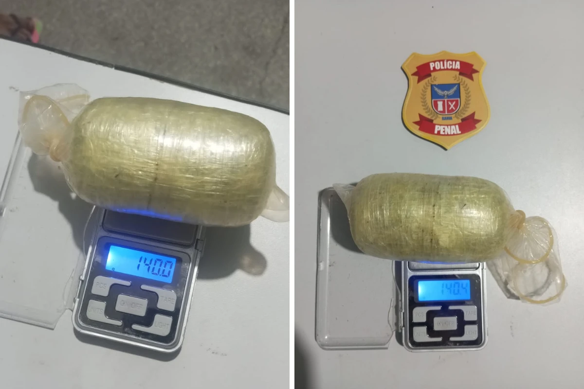 Mulher é flagrada tentando entrar em prisão com drogas nas partes íntimas na Bahia